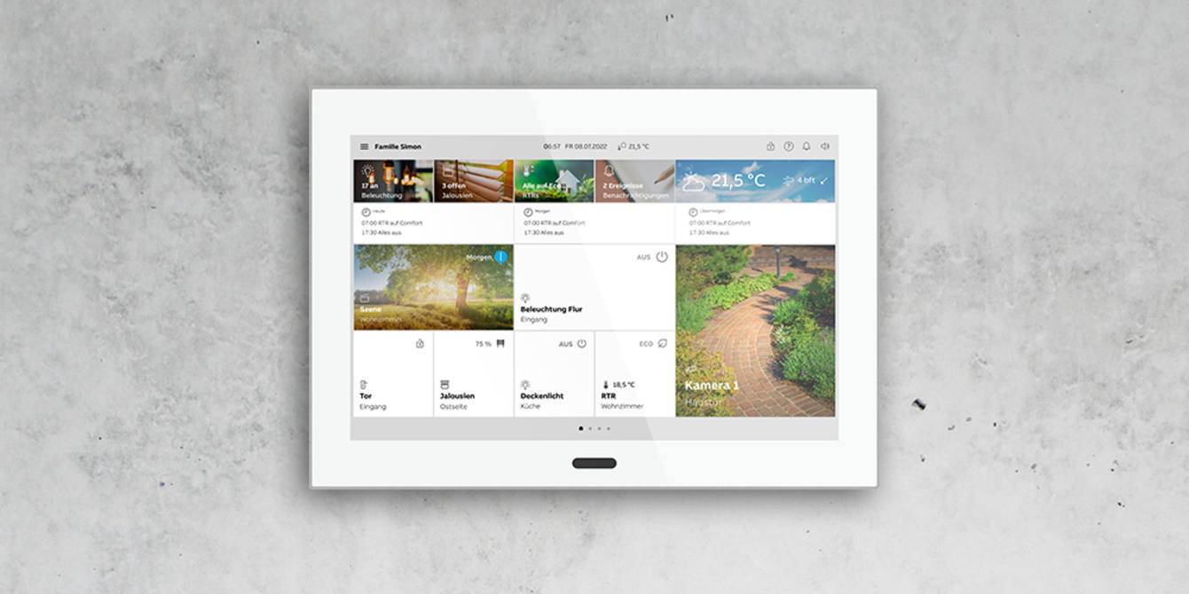 Busch-SmartTouch 10“ bei MK Elektrotechnik GmbH in Steinwiesen